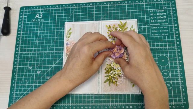 МК первая открытка "С любовью, МАМЕ"/серия "ОЧАРОВАНИЕ"/ DIY Mother's Day card