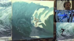 Surfer - Oily Painting #27