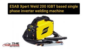 ESAB Xpert Weld 200 IGBT based single phase inverter welding machine 2