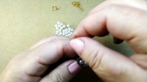 Жгут - браслет из бисера и бусин МК. Бисероплетение.