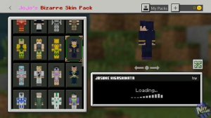 แจก Skin Pack Minecraft Pe Jojo Bizarre (ແຈກ Skin minecraft pe) ?by #Nitcraft