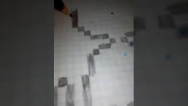 Как нарисовать котика по клеточкам чясть1 смотреть онлайн