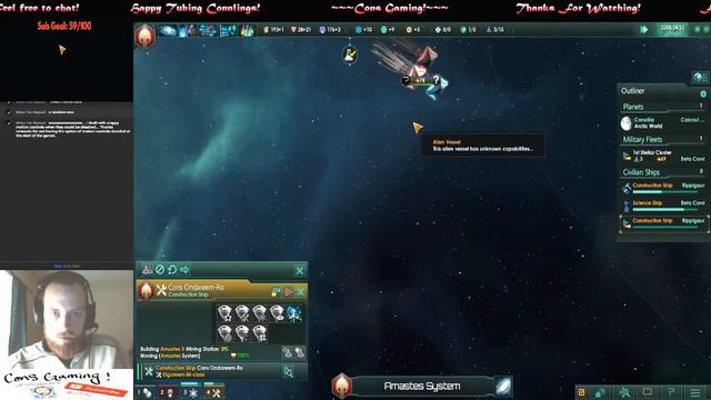 Let's Play Stellaris Aggressive Fungoid Military Dictatorship Singleplayer Live Episode #1 смотреть онлайн