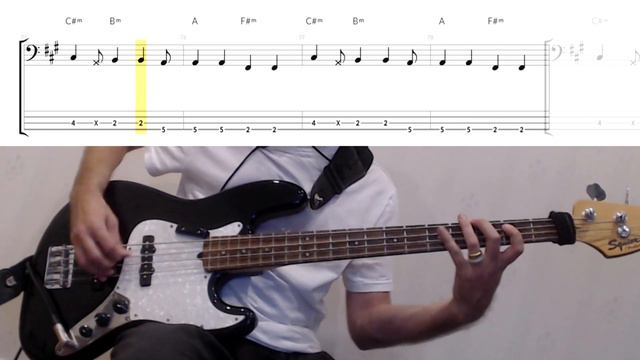 I Bet You Look Good on the Dancefloor Final by Arctic Monkeys - Bass Cover (tab & notation included
