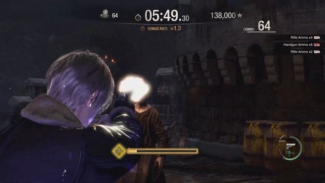 Resident Evil 4 Remake | The Mercenaries | Castle Map | Match #7 | 4K смотреть онлайн