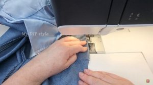 Секрет швеи Как аккуратно заделать дырку на джинсах