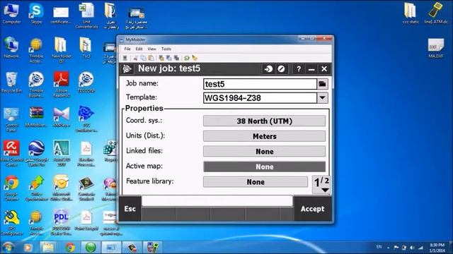 Import and Export data from Trimble to flash memory USB смотреть онлайн