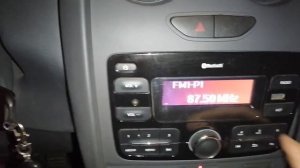 Разблокировка аудиосистемы на рено-дастер