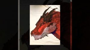 Роспись одежды.Красивый дракон.Роспись по ткани.