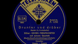 "Drunter und drüber" Georg Freundorfer 1932