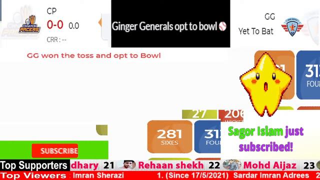 Live CP v GG  Cinnamon Pacers v Ginger Generals   Dream11 Spice Isle T10 2021 Live