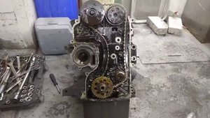 Цепь грм с пробегом 300 тысяч км. Двигатель 1sz fe.