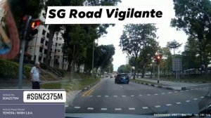 12apr2021hougang ave 4 #SGB2375M toyota wish fail to conform to red light signal