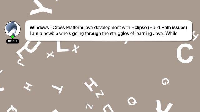 Windows : Cross Platform java development with Eclipse (Build Path issues) смотреть онлайн