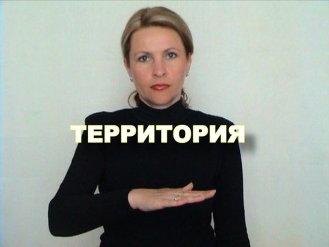 ЖЕСТОВЫЙ ЯЗЫК. СЛОВАРЬ. Территория