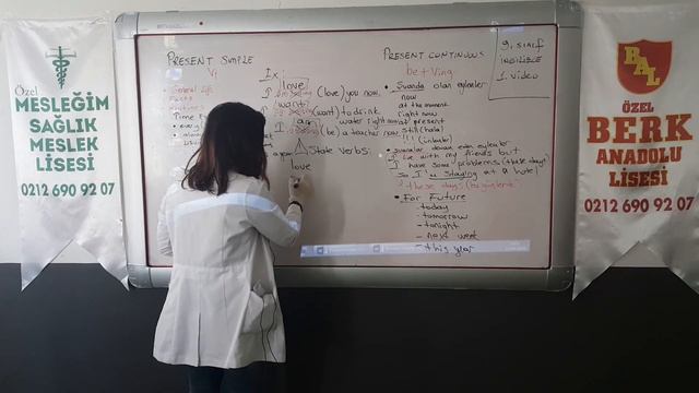 Lale Aydoğan - 9. Sınıf İngilizce - Present Continuous State Verbs смотреть онлайн