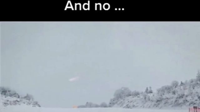 Метеорит, передумавший падать...