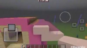 как построить домик Нюши из Смешариков в Майнкрафте