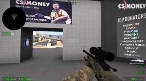 как сделать прицел на авп в кс го