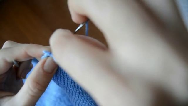 Мастер-класс шапка с бантом \ двухсторонняя шапка спицами \ ушки на детскую шапку
