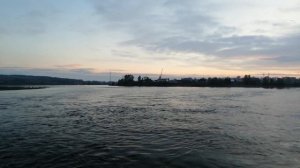 Река Лена - Город Киренск. Устье реки Киренги. (Иркутская область)