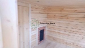 Обзор построенной бани 3х6 СК Дома на Века