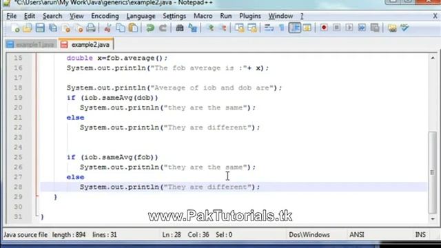 java tutorial 41 B generic method and wild card arguments in java urdu hindi tutorial PakTutorials смотреть онлайн