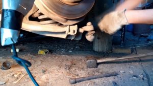 Замена шаровой опоры mercedes w202
