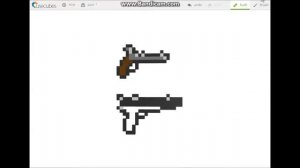 Pixel art: Terraria guns