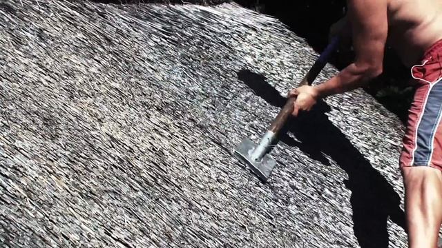 Как выглядит камышовая кровля после 10 лет эксплуатации? смотреть онлайн
