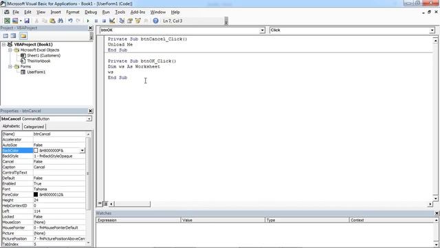 Excel UserForm Data Entry (VBA) #1 - TextBox