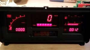Обзор на реплику красной цифровой панели Audi (Digifiz Replica Audi)