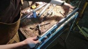 Как разобрать вилку Honda steed для замены масла и сальников/пыльников