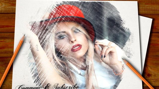 Template Pencil Sketch - Sony Vegas Pro - Slideshow 46