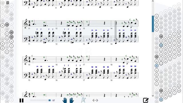 Как играть на баяне Скажи, председатель | How to play on accordion | SMT Pro смотреть онлайн