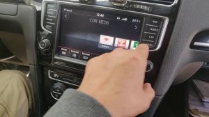 Installation lecteur de boîte a gants 5F Full Activation App Connect VW Golf7  italy 2014?