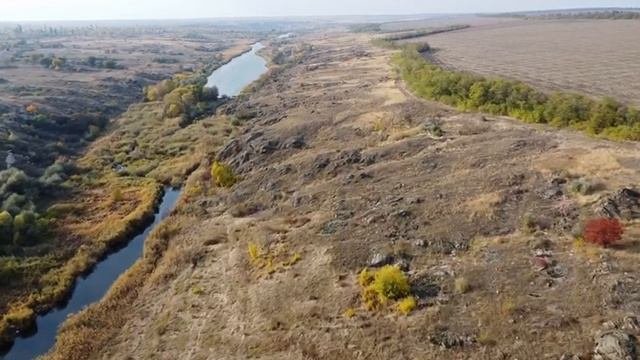 Scenic Ukraine. Kamenka River. Река Каменка