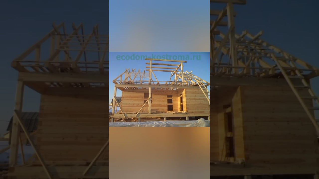 дом дешевле квартиры. #домаизбруса #домаизбревна #бани #дома #экодом #деревянныйдом #музыка