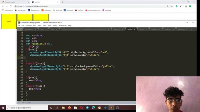 javascript --- exerice application