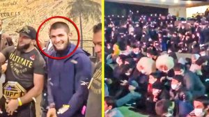 Как празднуют победу Хабиба в Дагестане над Джастином Гейджи / В Махачкале перекрыли улицы