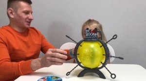 Лопни ШАРИК Вместе с Папой Челлендж. Забавные ИГРЫ Алексис Family Fun Pretend Play for kids