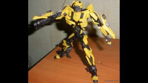 Транформер Бамблби из пластилина. Transformer From Plasticine