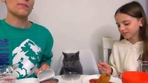 Настя vs Саша ЧЕЛЛЕНДЖ Їжа всього світу My little Nastya