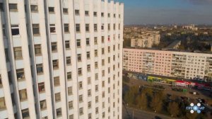 Волжский с высоты птичьего полета, октябрь 2019