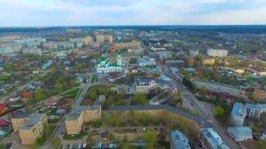 Город Егорьевск с высоты полета