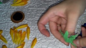 Как сделать подсолнух из фоамирана МК