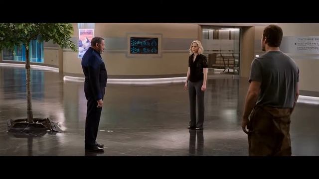 Кто чёрт возьми посадил дерево на корабле Пассажиры 2016 смотреть онлайн