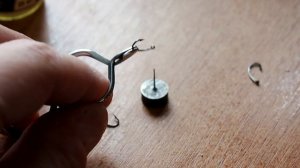 Напайка крючков на хариуса