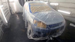Ford focus 2 преображение ТИТАНом, покраска без изменения цвета.