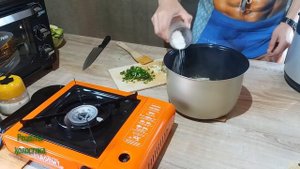 Супер вкусные кабачки с овощами и рисом в мультиварке
